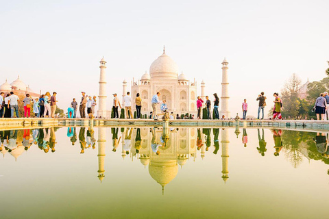 Visita al Taj Mahal en coche el mismo día