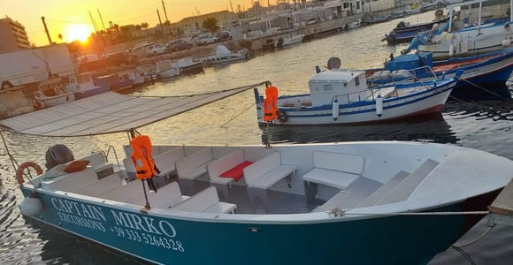 Syracuse: Ortigia Island Boat Tour with Captain Mirko