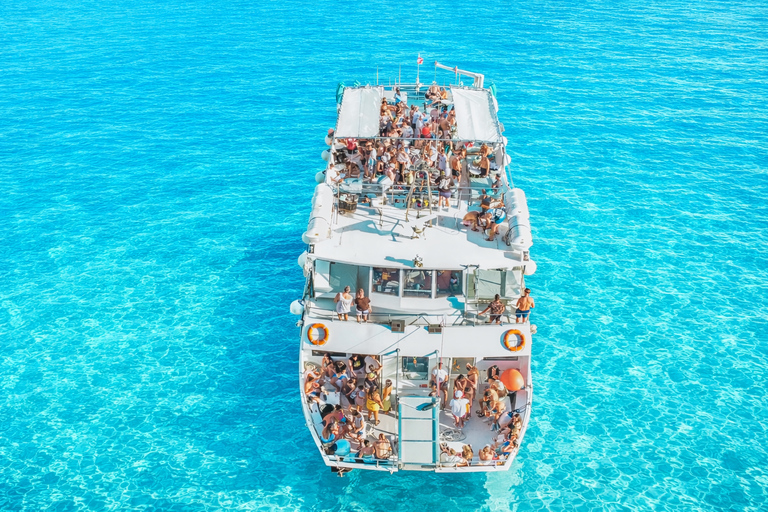 Ibiza: Catamaran Party with DJ, Saxo, Club Ticket & Open Bar STANDARD: Open Bar Sangria & Beer / Club