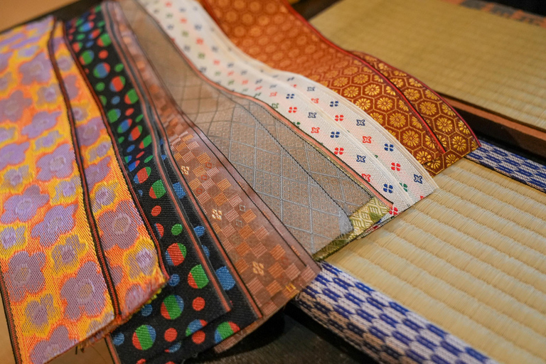 Nara: Tatami-Making Workshop with Tea and Sweets