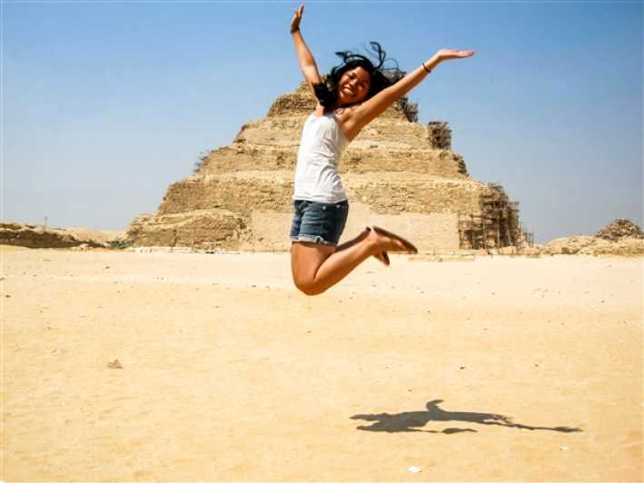 Il Cairo: tour privato delle Piramidi, di Saqqara e Menfi con pranzo