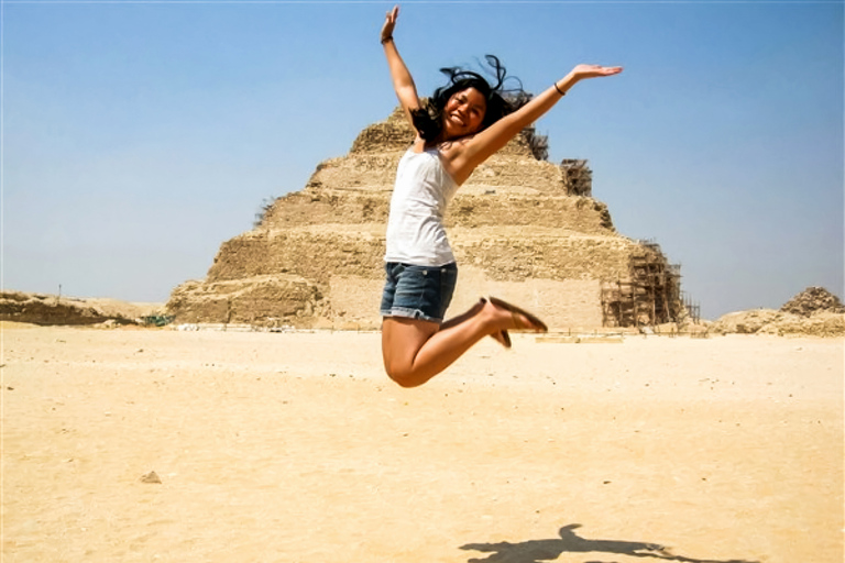 Pirámides de Guiza, Saqqara y Menfis: tour privado, almuerzo