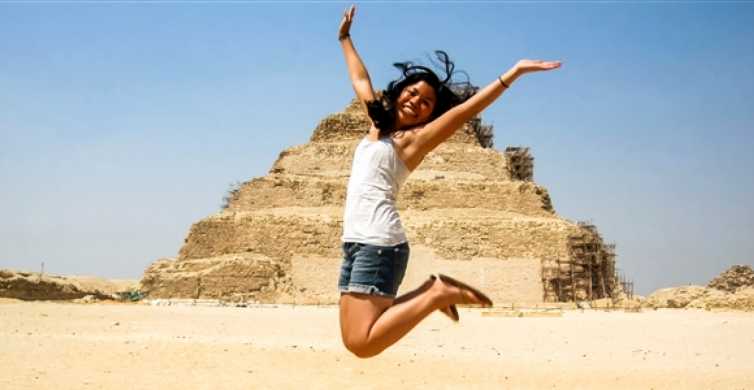 El Caire: visita privada a les piràmides, Sakkara i Memphis amb dinar