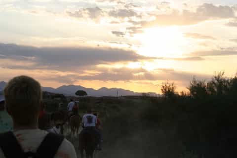 Wild West Sunset BBQ Dinner Horseback Ride