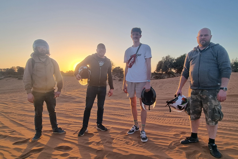 Agadir: Sunset Desert Quad Bike Tour with Tea & Pickup