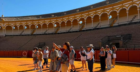 Sevilla: Bullring and Cathedral with Giralda
