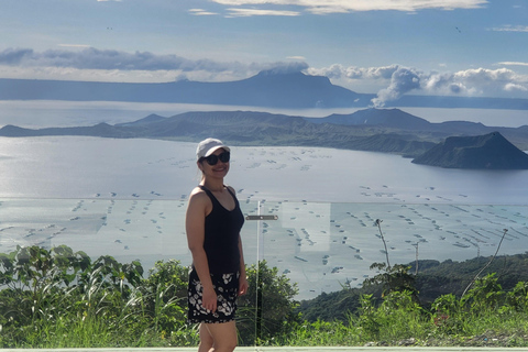 私人观光：大雅台高地和塔尔火山游船私人观光：大雅台中部地区和塔尔火山游船