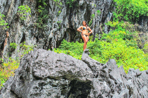 Tour privato El Nido Shrine &amp; Beach Escapade All InclusiveTour del Santuario e della spiaggia di El Nido - Tour C