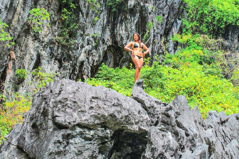 Tour privato El Nido Shrine &amp; Beach Escapade All InclusiveTour del Santuario e della spiaggia di El Nido - Tour C