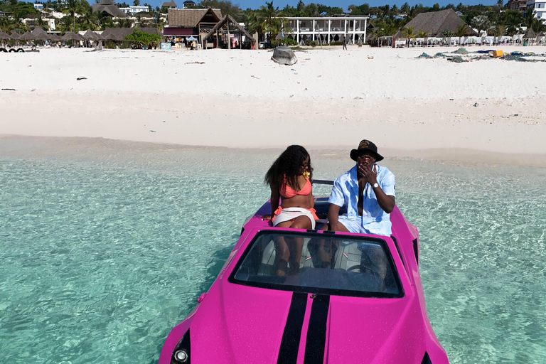 Zanzibar: Jet Car Ride With Drone Footage at Kendwa Beach