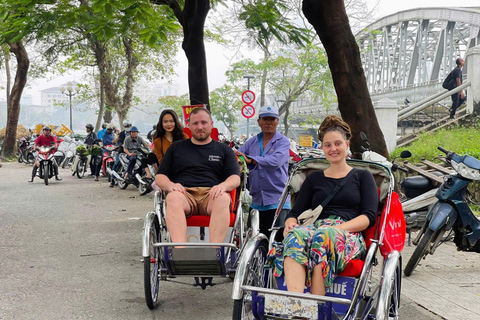 From Hue: Half-Day Cyclo Tour With Local Food Tasting Guided Tour Only - Food Not Included