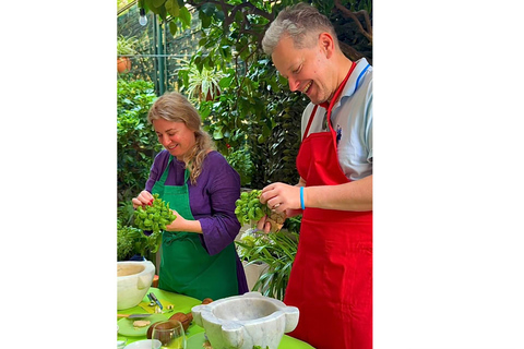 Genoa: Pesto and Walnut Sauce Lesson with World Champion and Ligurian Menu