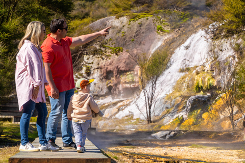 Vanuit Auckland: Waitomo Grot en Orakei Korako Groepstour