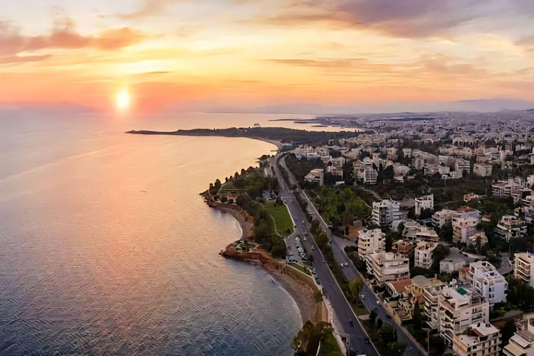 Athens: Cape Sounio & Temlpe Poseidon Swimming & Sunset Tour Sunset Tour with swimming
