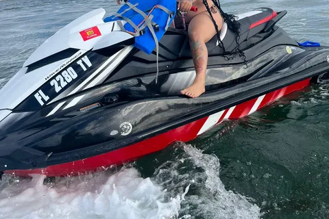 Miami: Biscayne Bay Jet Ski Rental & Free Boat Ride