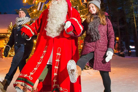 Rovaniemi: Incontra Babbo Natale, giro in slitta trainata da renne e husky