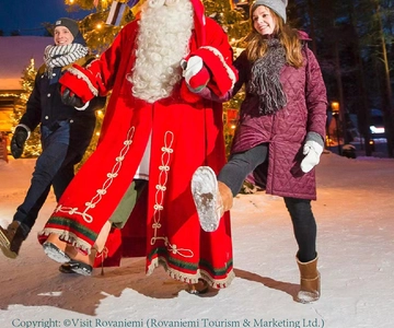 Rovaniemi: Meet Santa Claus, Reindeer Sleigh Ride & Huskies