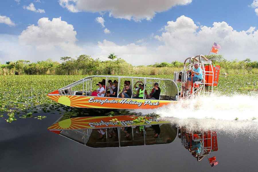 Von Miami aus: Everglades Airboat, Wildlife Show & Bustransfer