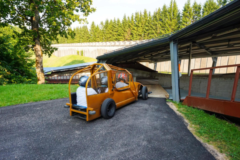 Latvia Bobsleigh and luge track ride experience (Summer Bob) Summer bob