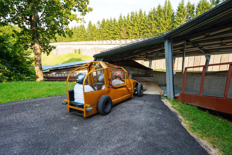 Latvia Bobsleigh and luge track ride experience (Summer Bob) Summer bob