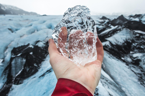 South Coast, Glacier Hike and Northern Lights Winter Tour