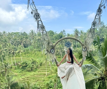 Bali: Ubud Swing, Zipline, SkyBike Rice Terrace Tour Privato
