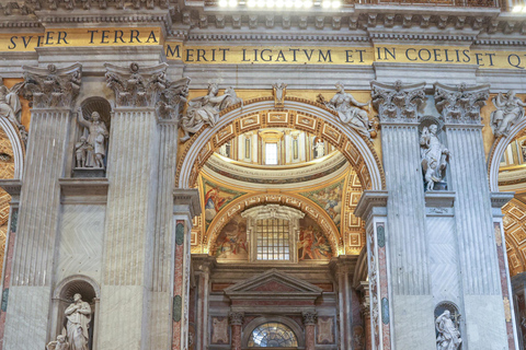 Rome: St. Peter’s Basilica & Underground Tombs Tour Group Tour in French