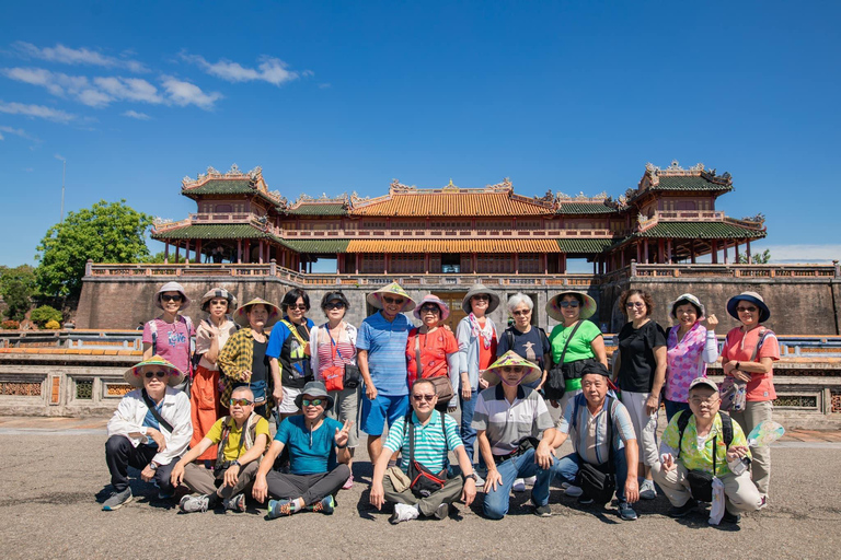 Vanuit Da Nang/Hoi An: Luxe stadstour door Hue met Hai Van PassTour met entreegelden