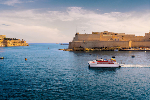 Sliema: Färjetransport tur och retur till/från VallettaFrån Valletta: Färjetransport tur och retur till Sliema