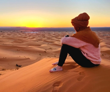 Overnachten in de Erg Chebbi duinen van Merzouga