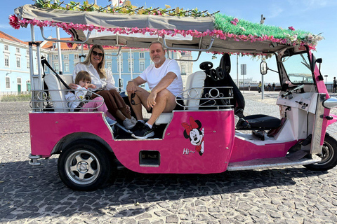 Lisbon: Private Tuk-Tuk Tour with Hotel/Cruise Port Pickup Whole City Tour