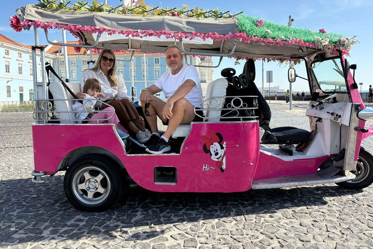 Lisbon: Private Tuk-Tuk Tour with Hotel/Cruise Port Pickup Whole City Tour