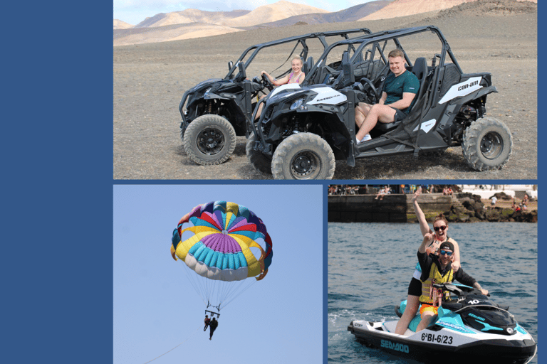 PACK TRIO Buggy, Jet Ski i Parasailing Adventure