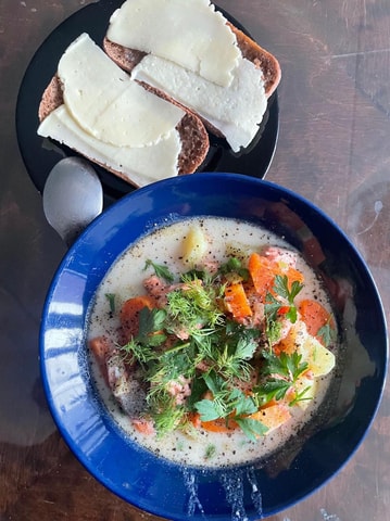 Eat Like a Finn: Cozy Salmon Soup Cooking Night