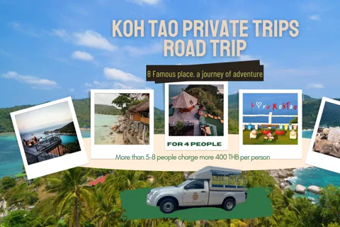 Koh Tao : Private Road Trip To 8 Famous Places