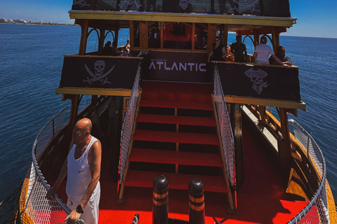 Antalya: Duden Waterfall Pirate Boat Trip Pirate Boat Trip with Round Trip Transfer