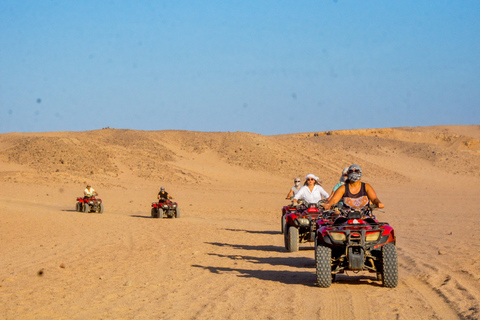 Hurghada: Sunset Quad Bike, Camel w/ Opt Stargazing and BBQ Hurghada : 2-hour Quad Bike and Camel Riding Tour