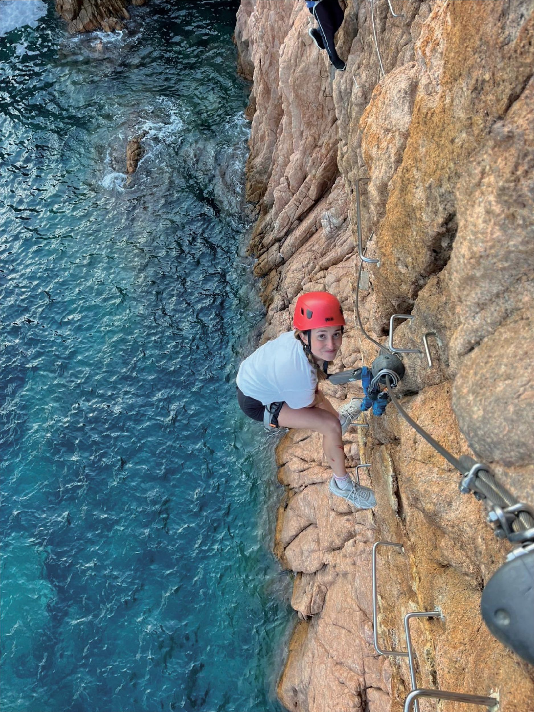 Klettersteig in Tossa de Mar (Costa Brava)