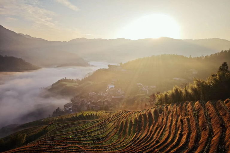Guangxi: Longji Rice Terraces Cable Car Sightseeing Business Vehicle Small Group + Round-trip Ropeway