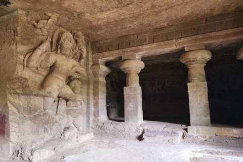 Visita turística privada de Bombay con excursión a las cuevas de la isla de Elefanta