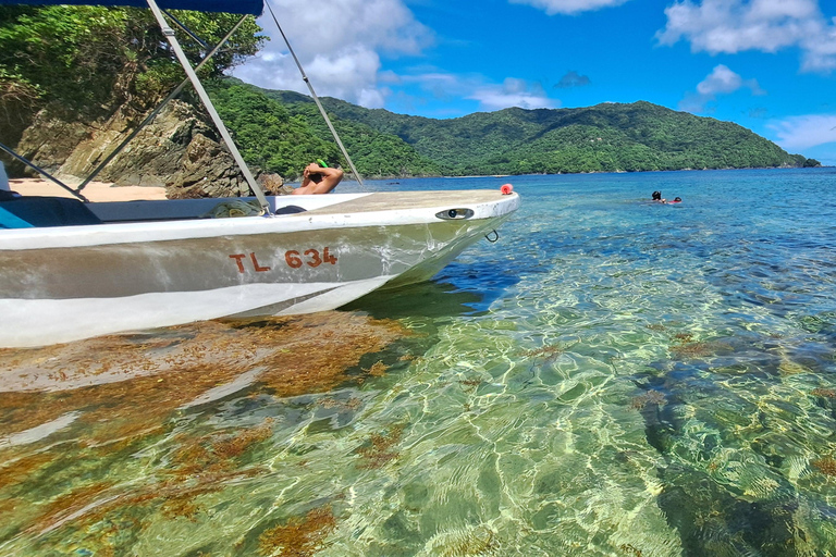 Snorkel e churrasco na costa