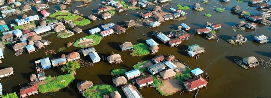 Ganvié : visite du marché flottant et petit-déjeuner au bord du lac