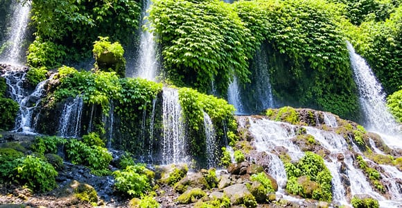 Lombok:Benang Stokel & Kelambu Waterfalls with Village Visit