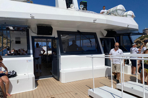 Majorque : Excursion en bateau de 3,5 heures avec baignade et plongée en apnéeLieu de rendez-vous à Santa Ponsa