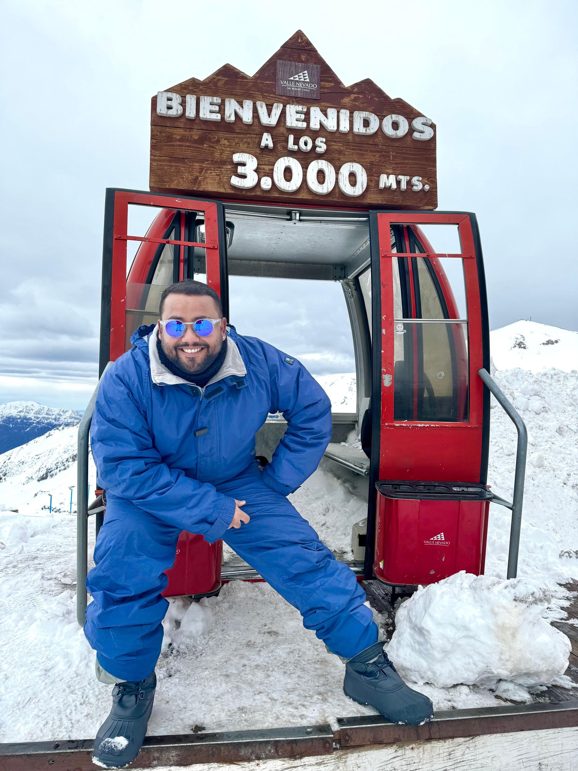 Santiago: Valle Nevado Ski Tagesausflug mit Hoteltransfers