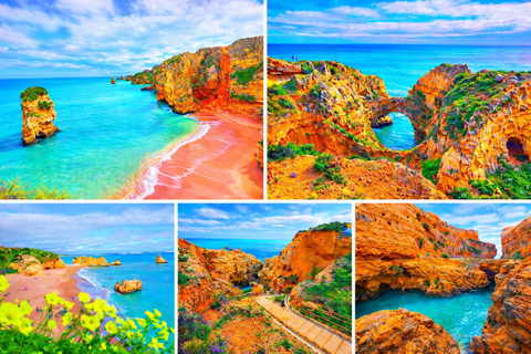 From Lisbon: Algarve Excursion + Boat Ride to Benagil Cave Small Group Tour