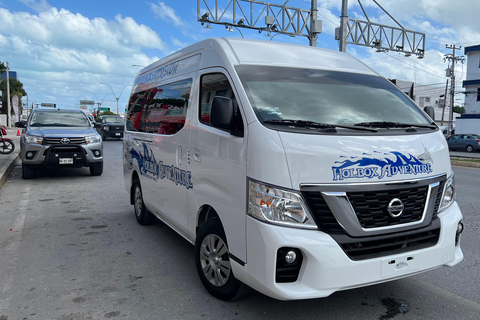 Transfer privado de ida e volta em Holbox para Cancún