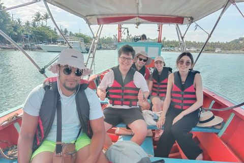 Koh Samui: Island Hopping Adventure in Coral and Pig Island Small Group Tour with Hotel Pickup