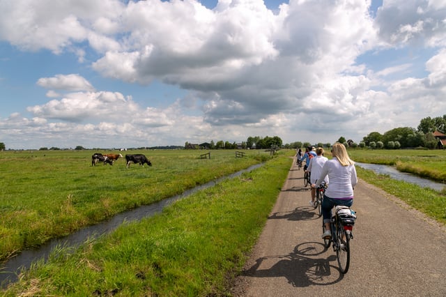 Amsterdam : Visite à vélo des moulins à vent, du fromage et de la campagne