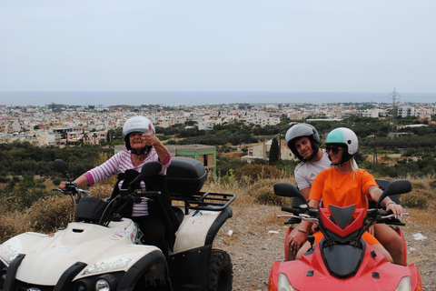 Creta: Excursión en quad todoterreno a pueblos con traslados al hotel